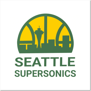 Seattle SuperSonics // Retro Posters and Art